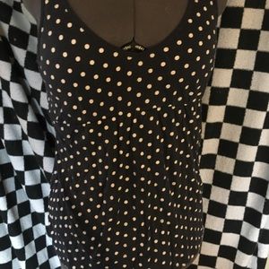 🤡5 for 20 🤡 navy blue polka dot tank